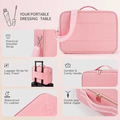LED Travel Makeup Case