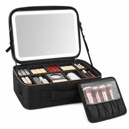 LED Travel Makeup Case