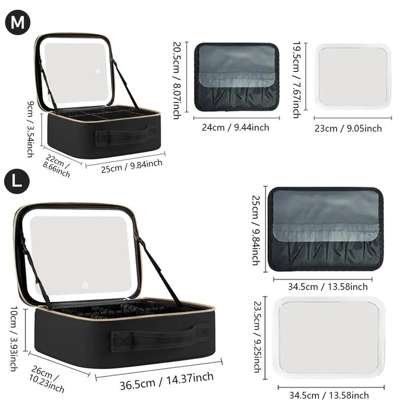 LED Travel Makeup Case