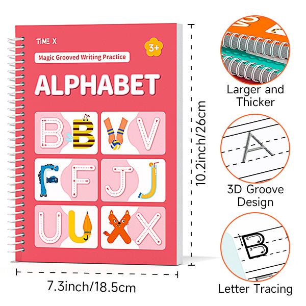 Reusable Grooved Handwriting Workbook