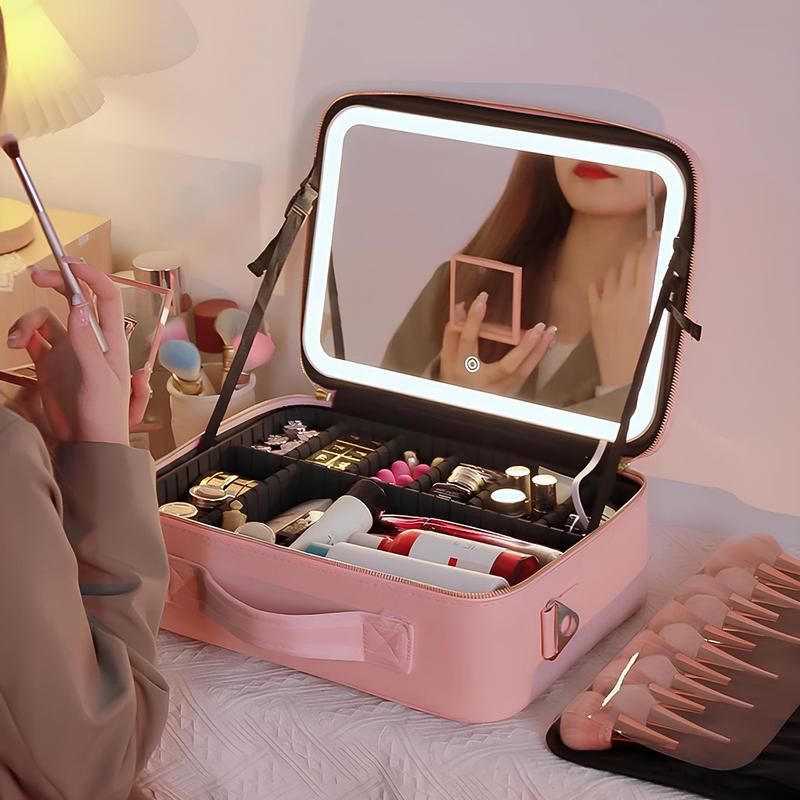 LED Travel Makeup Case